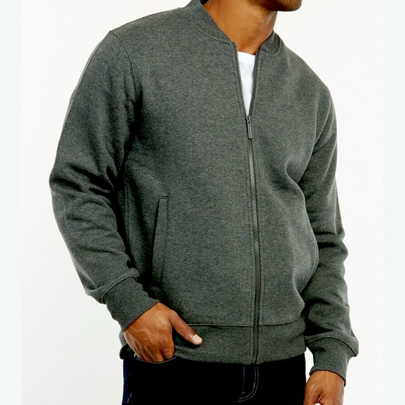 Lacoste Other - Lacoste Gray Zip-Up Sweater - Size Large